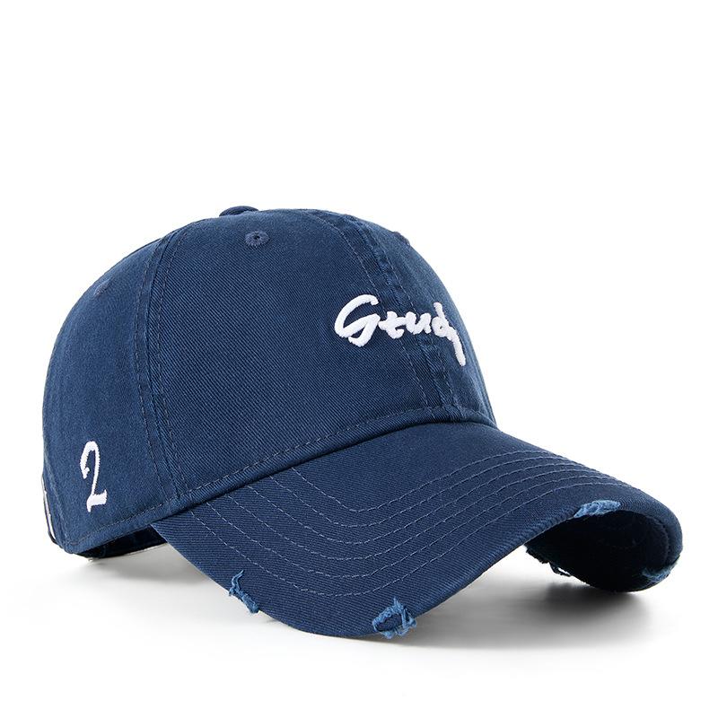 Новая бейсбольная кепка с вымытыми буквами и отверстиями — фото 6