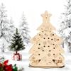 3D Christmas Cabin Wooden Puzzle: Educational DIY Holiday Ornament