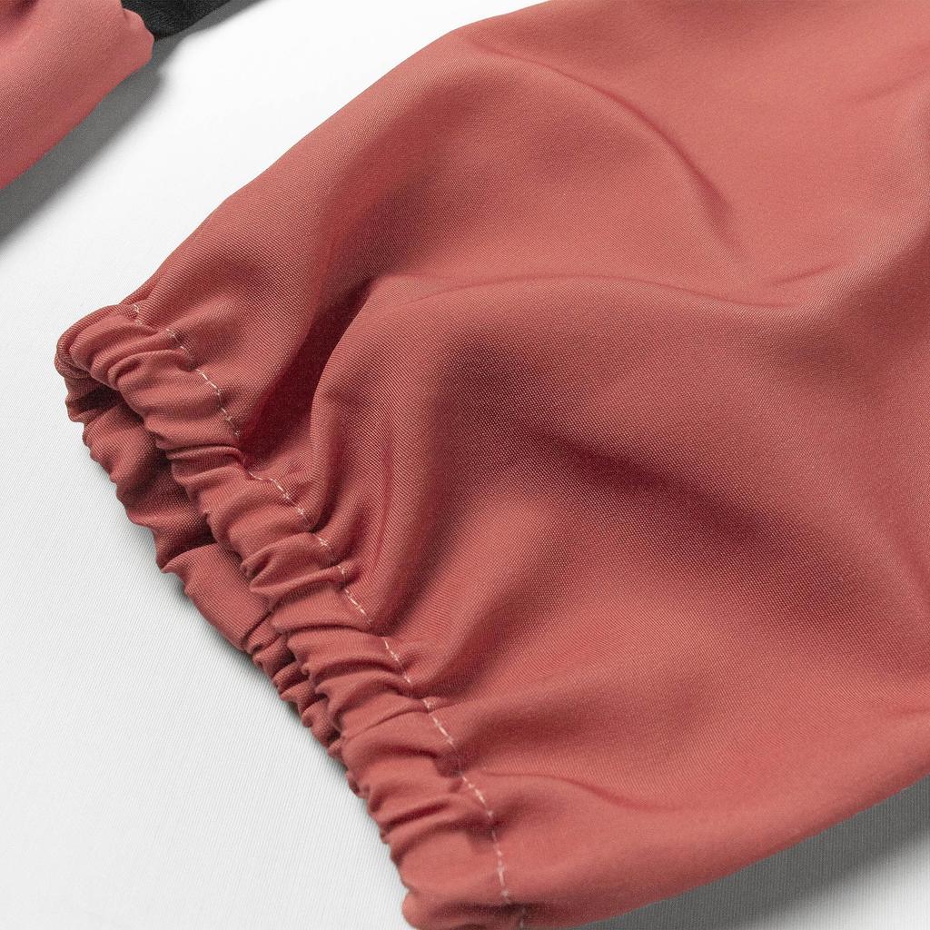 Asakura Senbu Sun Protection Super Arm Terracotta for Adult Total Arm 36cm Water-Repellent Covers, Pink, Women, Length Approx. 36cm, Circumference