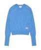 COVERNAT WOMAN Basic V-Neck Knit Light Blue