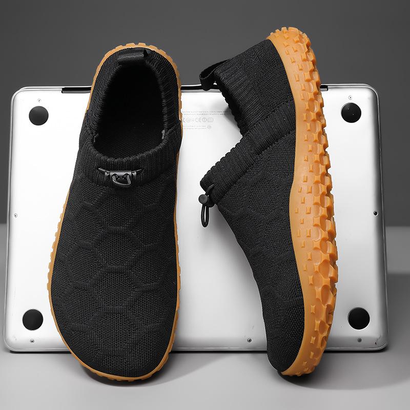 Wide Head Shoes Wide Palm Barefoot Shoes Men's and Women's Couples' Casual Fitness Sports Casual Flying Woven Wide Last Shoes