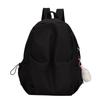 Schoolbag Korean Version Versatile Solid Color Folded Backpack Men's Casual Backpack Women's Travel Bag Junior High School Student School Bag