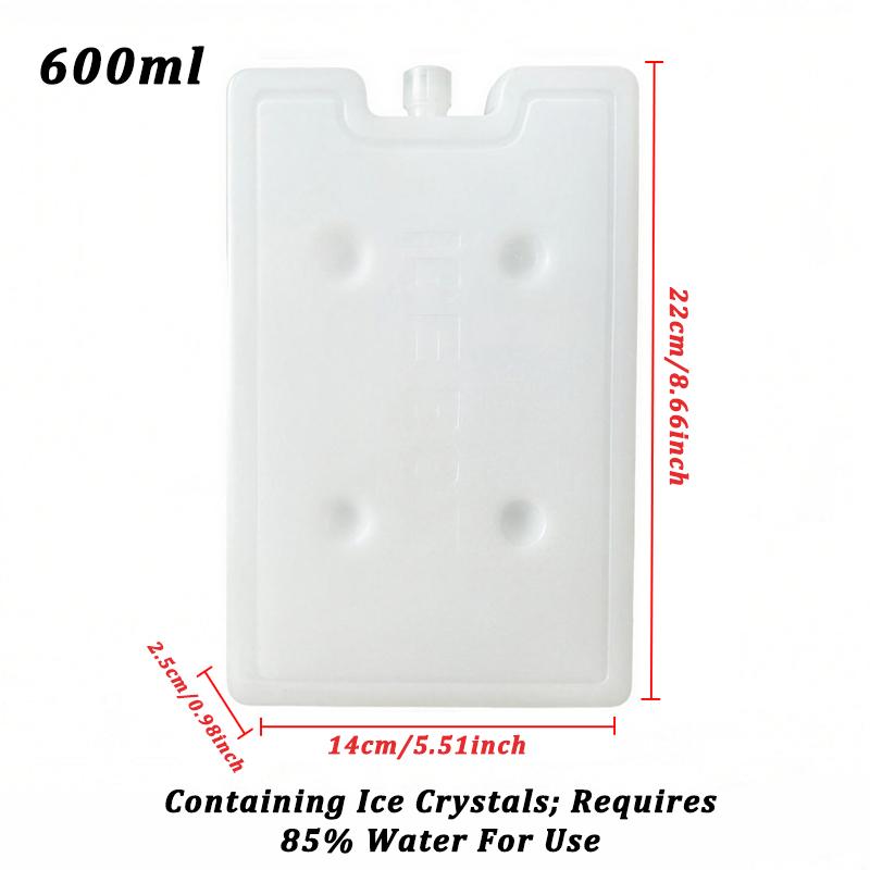 Reusable Fresh-Keeping Ice Box Water Injection Ice Box for Picnic Cooler Ice Pack Suit  Fresh Food Storage for Cold Chain
