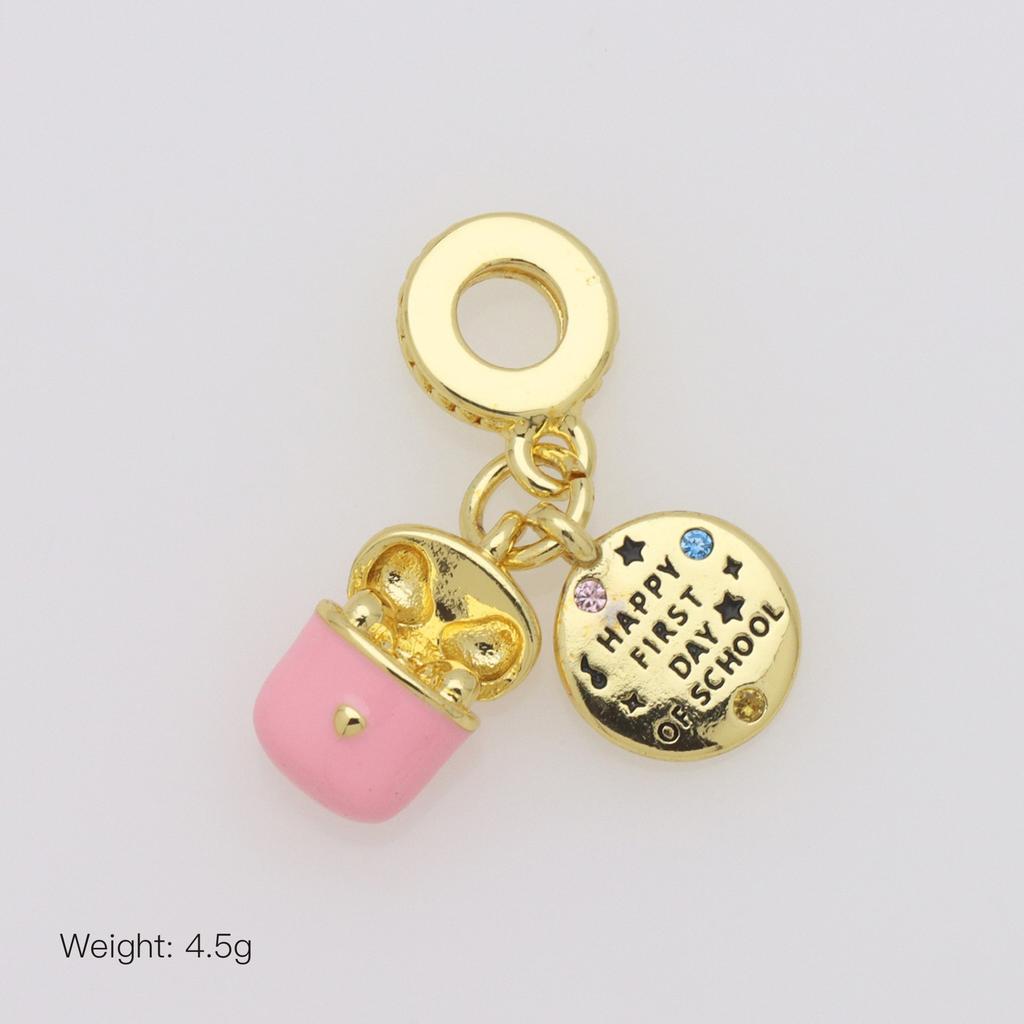 Cute Sweet Wind Boy Girl Balloon Bike Bike Cone Cat Dripping Panjiadora Bracelet Pendant