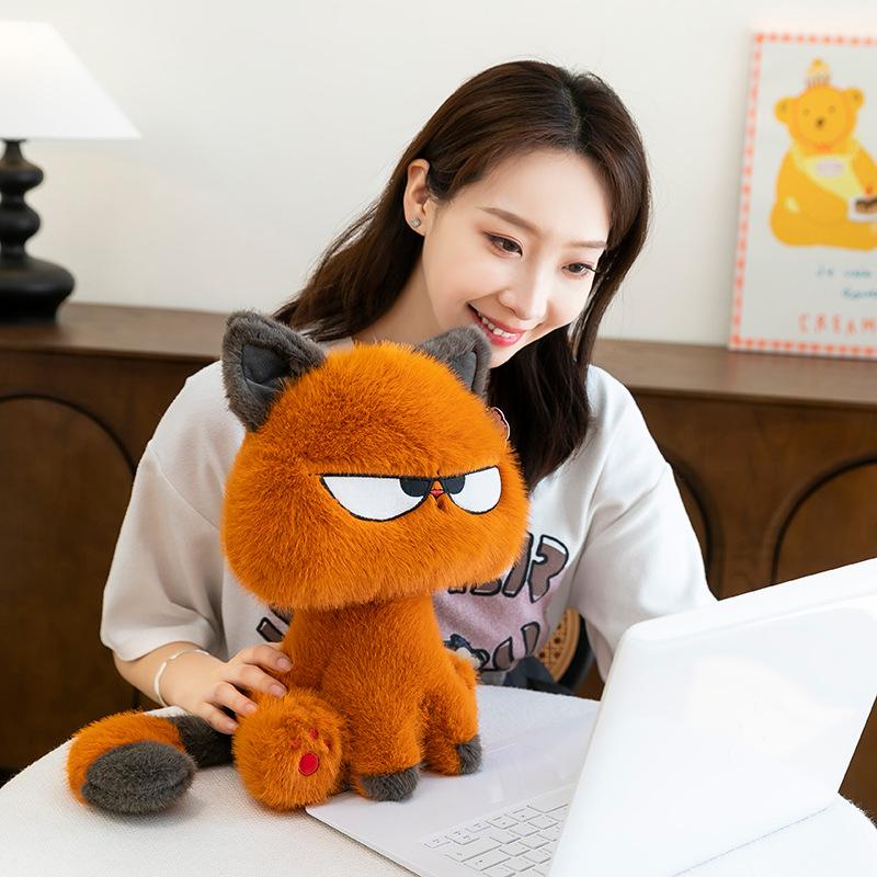 New Cool Kitten Doll Cartoon Plush Toy Cat Doll Living Room Ornaments for Girls Pillows for Children