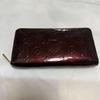 Used Vernis Round Zipper Long Wallet