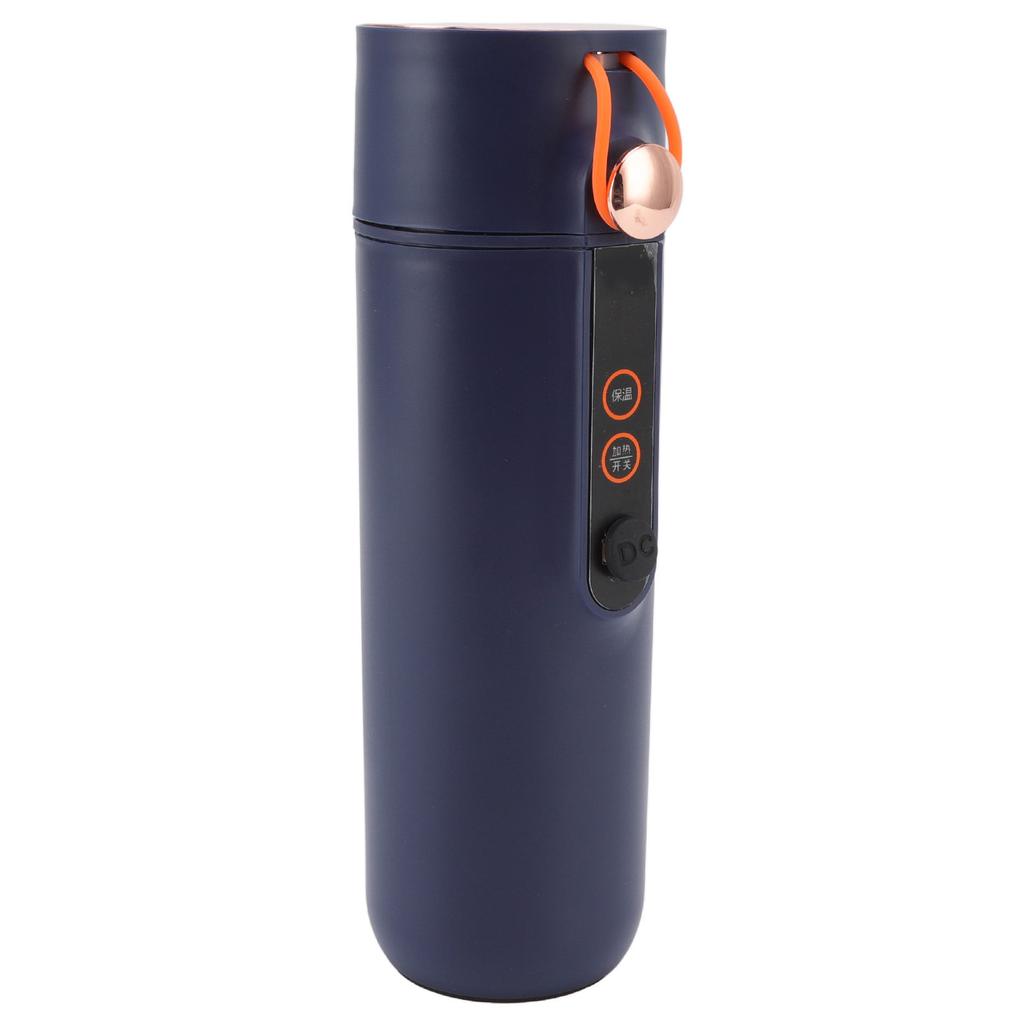 Heated Mug 460ml 12H Thermal Insulation Stainless Steel Travel Car Heating Electric Cup