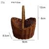 with Handle Imitation Rattan Handhold Household Braid Storage Baskets  Living Room Decoration