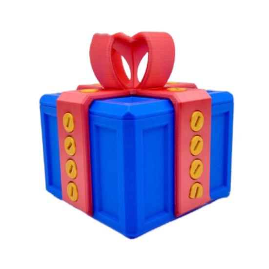 3D Annoying Gift Box with Screws Puzzle Gift Box with Twist Storage Interactive Desk Prank Box for Christmas Home Decor