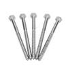 304 Stainless Steel Half Thread Bolt Wood Hex Lag Screws Self Tapping Wood Coach ScrewM8x120MM