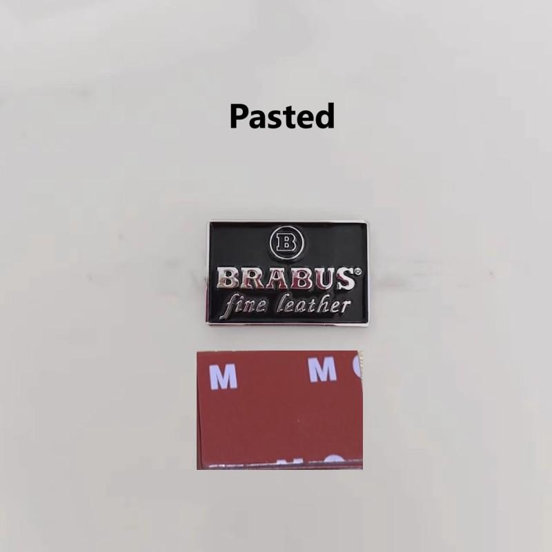 Metal 40x25mm Car Emblem Seat Badge Nameplate Label for Smart W204 G W205 W254 GLC W176 GLS CLA G63 G65 W463 G500 G350