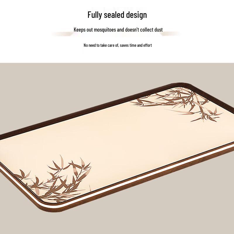 Zen Song Dynasty Aesthetic Square LED Ceiling Light