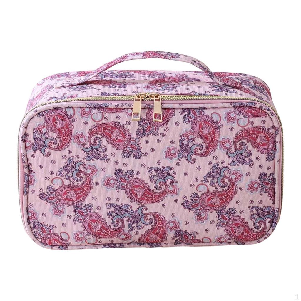 Empty American Mahjong Tile Bag Organizer Handbag Gift Zipper with Handle Portable Storage Travel