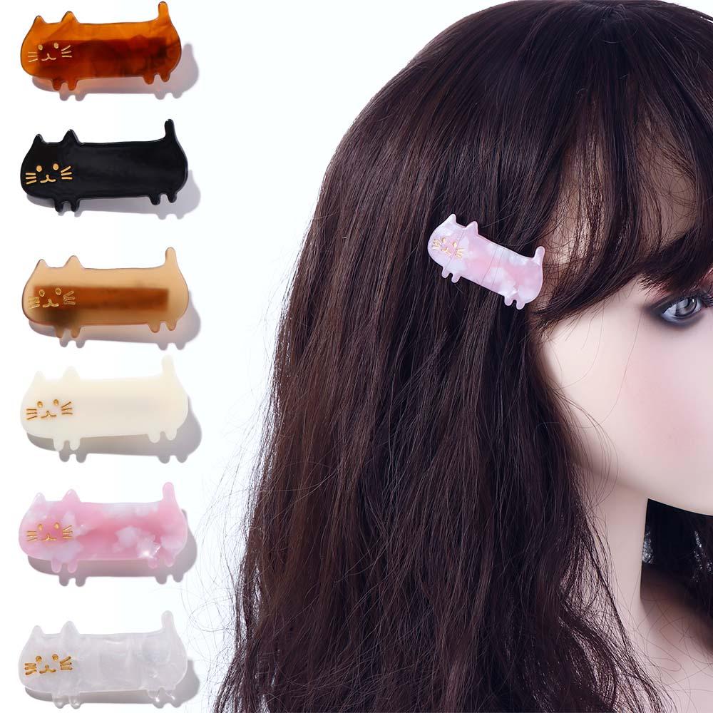 Hair Accessories Cat Plastic Hair Clips Korean Style Hairpins Hair Accessories Women Barrettes