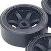 4 Pieces 1:28 Wheel Rim And Tires Rubber Tyre Set 929 P939