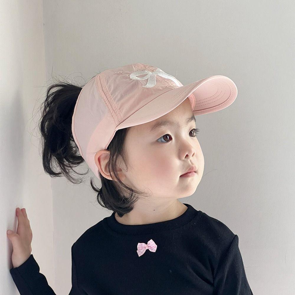 Korean Style Summer Kid Sunhat Shading Hat Children's Visor Hat Soft Half Empty Top Hat  Kid