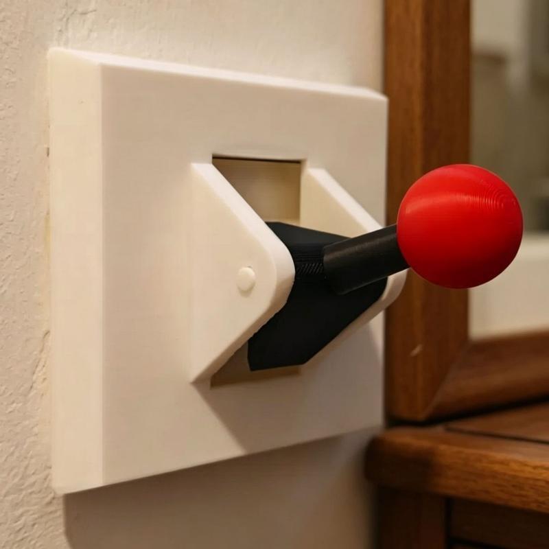 Fun 3D Printed Switch Cover For Lamp Button Cute Lever Protector Home Office Decor Personalized Novelty Accessory