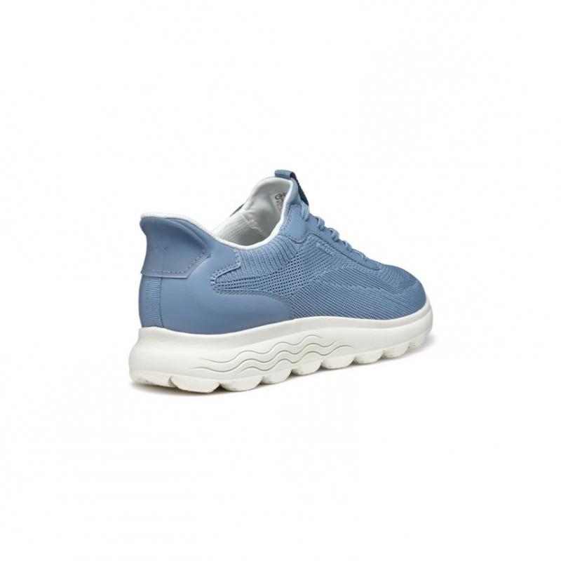 Geox Women S Comfort Knit SneakerS Blue 8gx7ma5S7S