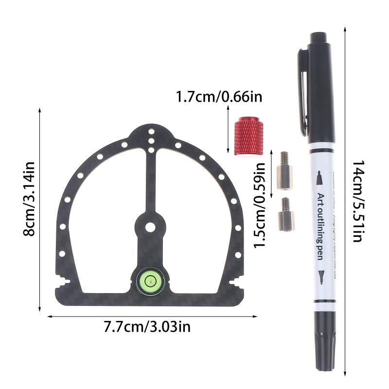 

Car Body Shell Wheel Eyebrow Pen Cutting Tool Locating Be Common RC PC/PVC Entertaining Play Safe Kid Friendly Fun