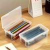 Pen Storage Box, Transparent Storage Box, Marking Pen, Sketching Pen, Drawing Pen, Color Pencil Case, Student Stationery