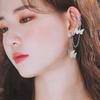 Butterfly Chain Earrings One-piece Ear B One Chain Punk Dark Stud Earrings