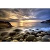 Sunset Mountains Sky Posters Sea Landscape Canvas Painting Natural Scenery Wall Art Pictures Living Room Home Decor Gift Poster