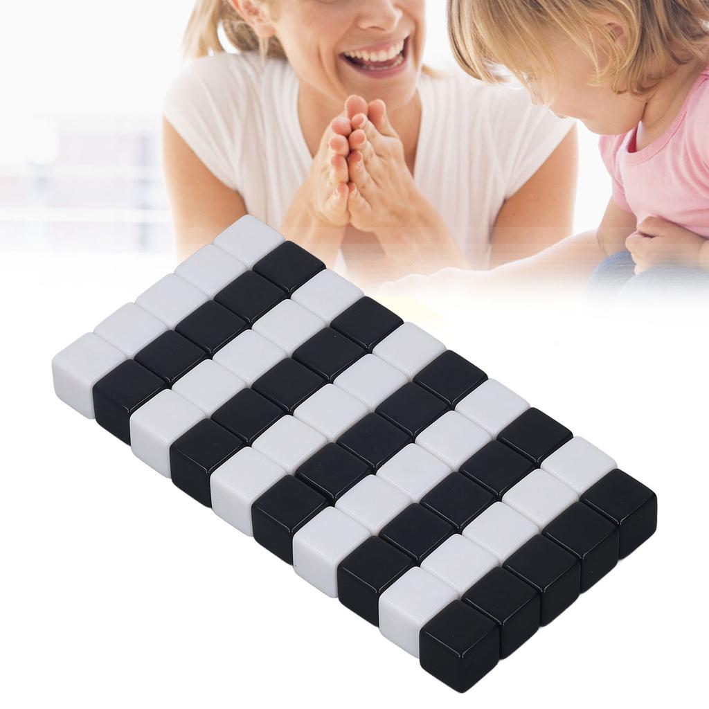 50Pcs     Dice Small Write On Wipe Off Dice for Board Games Digital Teaching