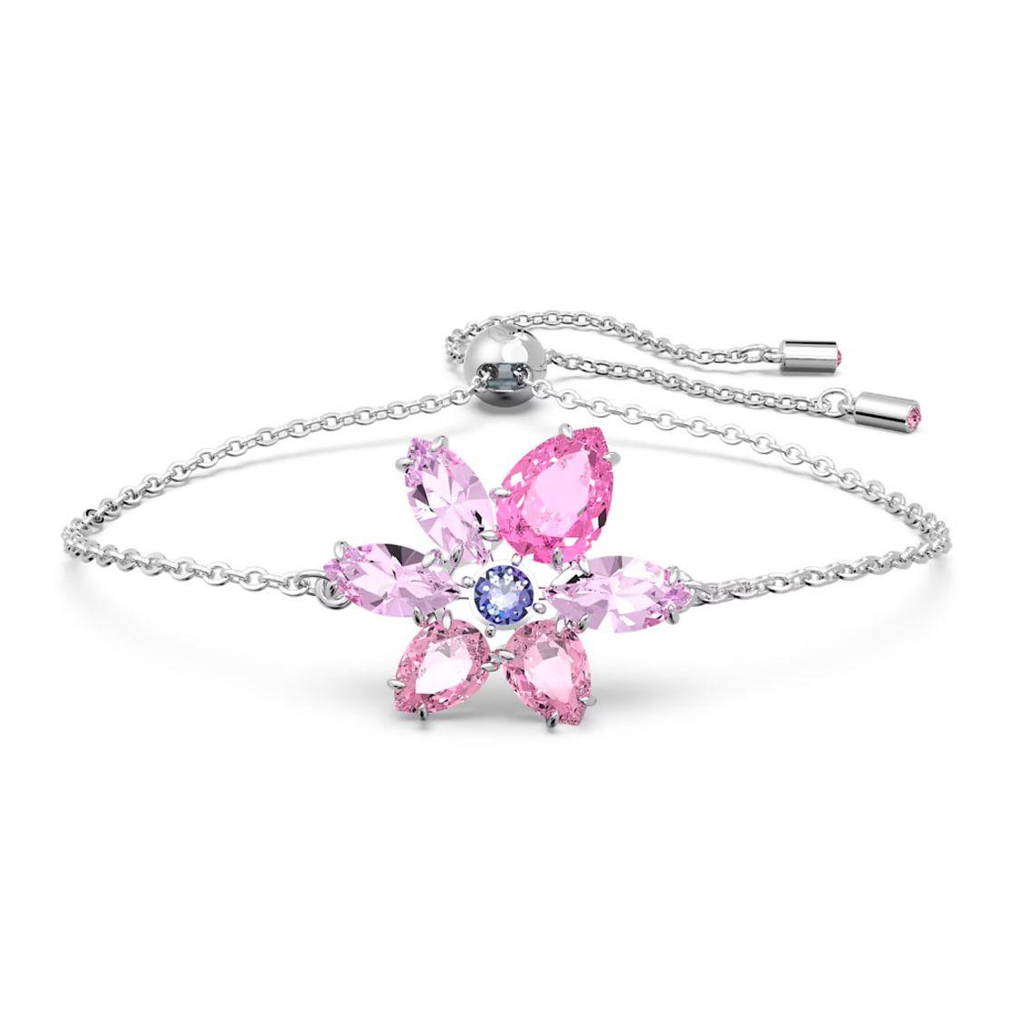 

Swarovski Gema Exquisite Bracelet Women bracelets Pink 5658396 Box+Shopping Bag (Random Color),M