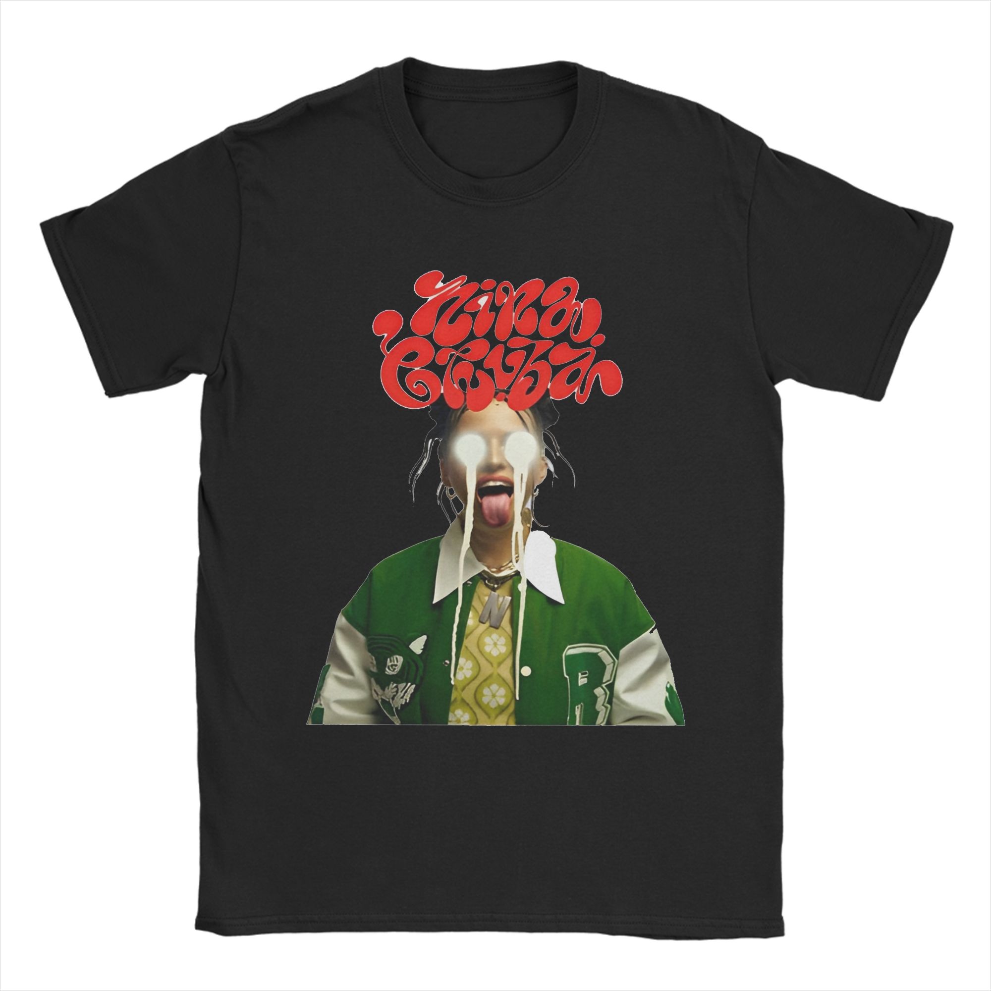 

Mens Womens Funny Nina Chuba 2025 Tour T Shirt 100% Cotton Graphic Printed T-Shirt German Singer Top Clothing 5XL різнокольоровий