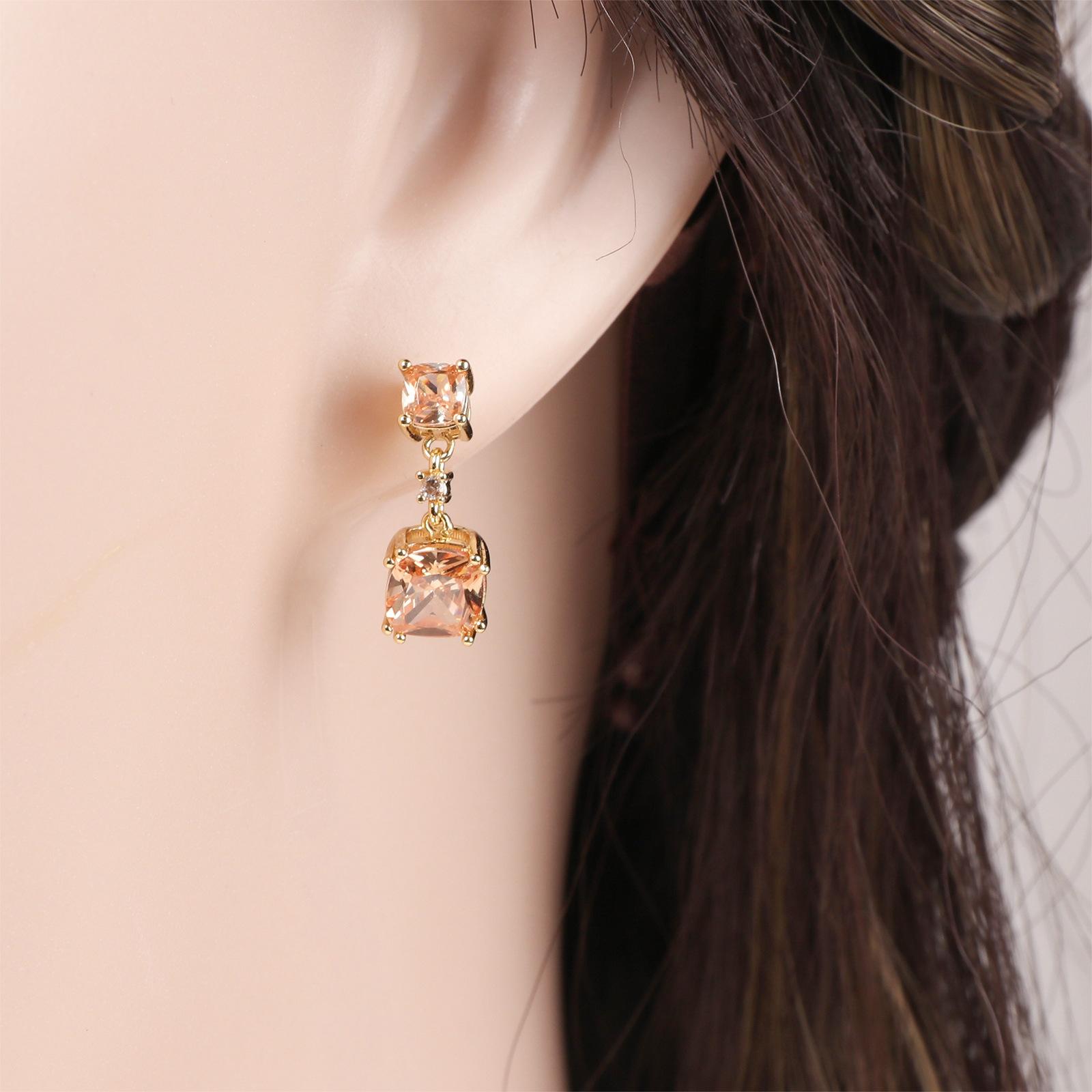 

Французская мода ожерелье квадратная подвеска ключичная цепочка женские летние украшения