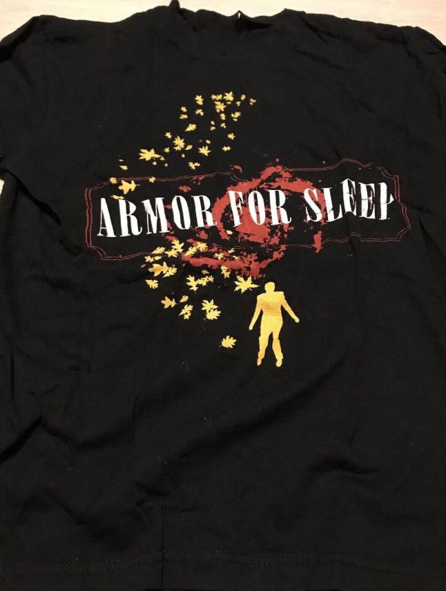 Armor For Sleep Cotton Black T-shirt S-5XL S