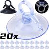 Auto Sonnenblende Befestigung Saugnapf 45mm Schwarz/transparenter Gummi Saugnapf Saugnapf Haken Automobil Clip Befestigung Zubehör