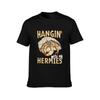 Hermit Crab TShirt Casual Loose Short Sleeve Tee for Men