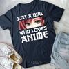 Just A Girl Who Loves Anime Unisex Youth T-shirt