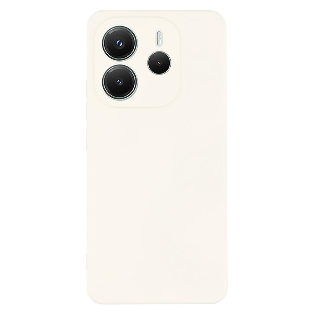 For Xiaomi Redmi Note 14 4G (163.25mm) Case TPU Back Soft Anti-Scratch Fiber Lining Phone Cover
