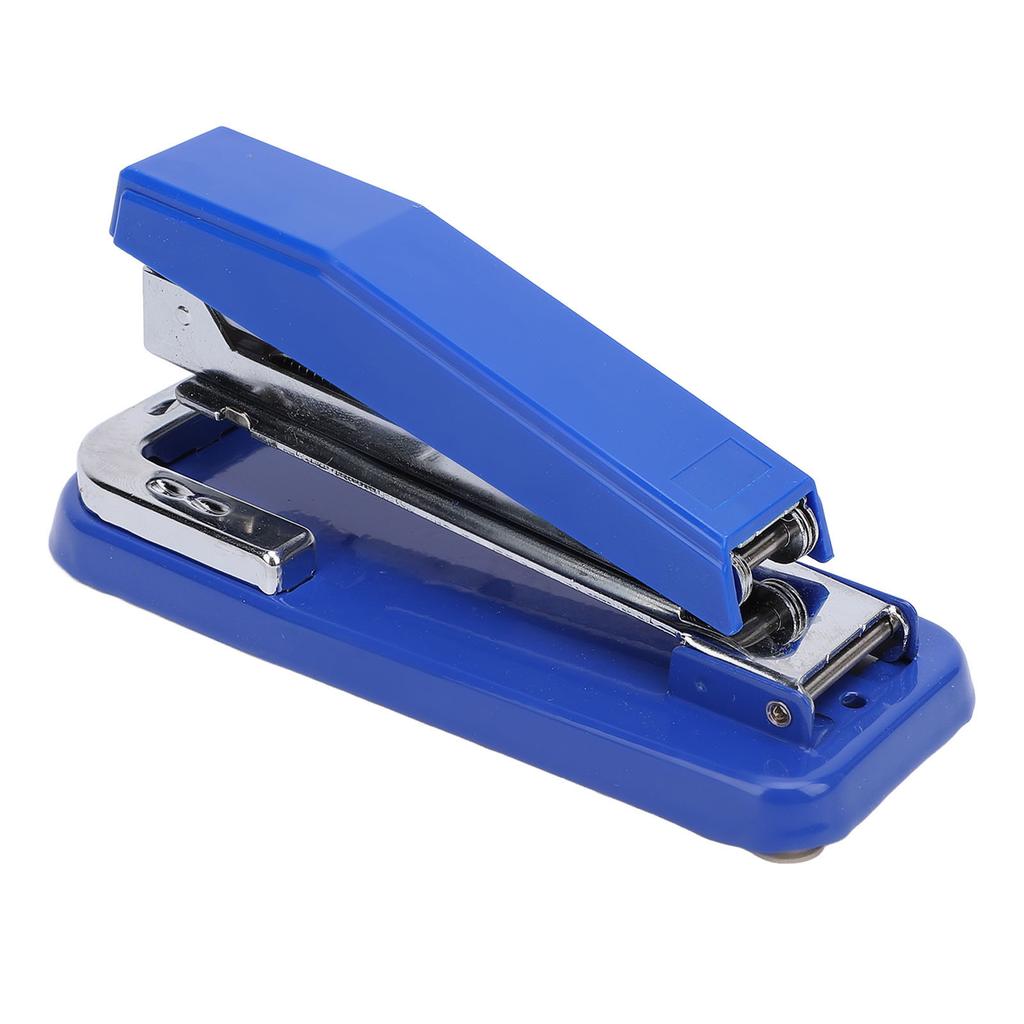 Rotating Stapler Compact Book Stapling Machine 25 Sheet Capacity for 24 6 26 6 Staple Paper Cardboard Leather Blue