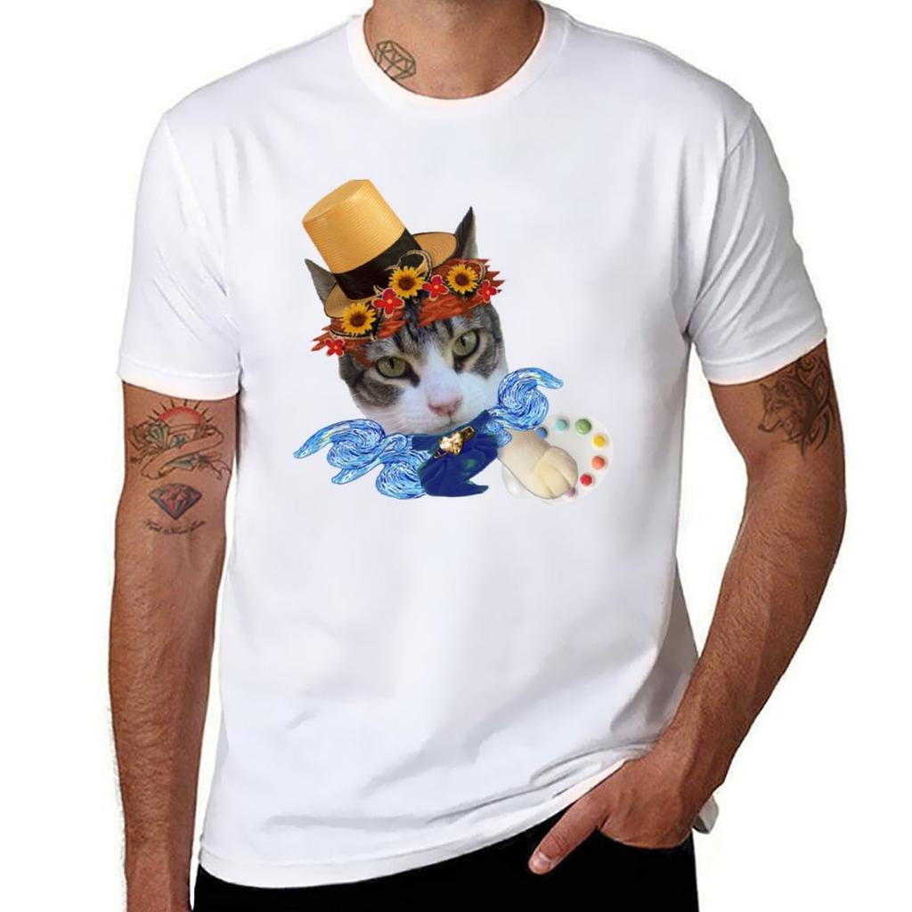 Cutout Shape Ernie Paints Perfect T-Shirt Cotton Tshirt 100% Man T Shirt Graphic T-Shirt