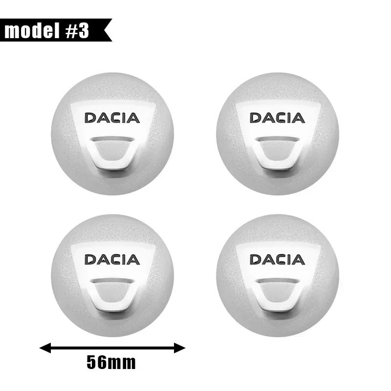 For Renault Austral Kadjar Megane Captur Arkana Dacia Logo Rim Cover 4Pcs 56mm 60mm 65mm Car Wheel Center Hub Cap Stickers