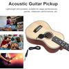 Miwayer Clip-On Pickup Microphone Piezo with Audio Jack for Acoustic Guitar, Violin, Ukulele, Banjo, Musical Instruments