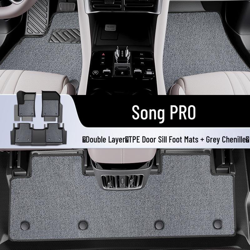 "2025 BYD Song PRO DMi Second Gen TPE Floor Mats - Full Coverage PRO Accessories”