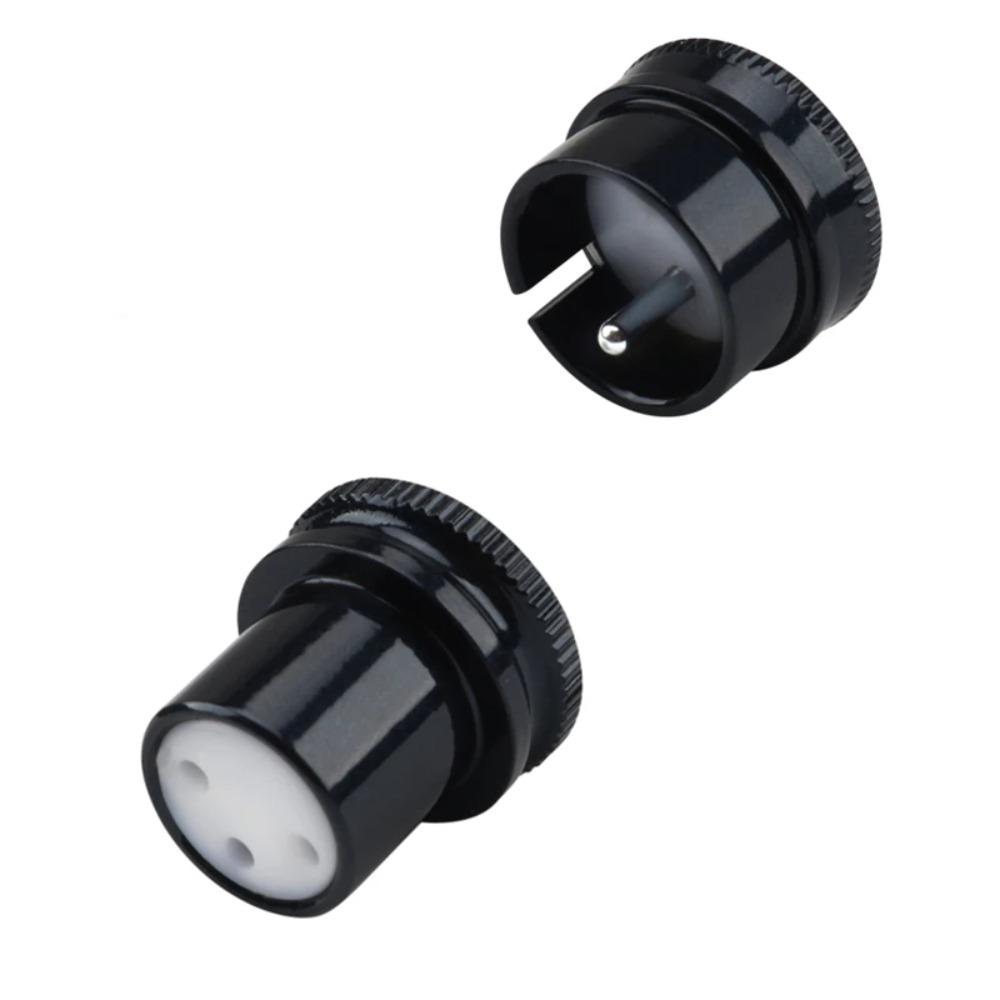 Copper Rhodium Plated XLR Shielding Dust Cap Balanced Male Female Protective Cover For HIFI Audio Amplifier Recording Studio