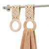Cotton Rope Hand Towel Hanger Boho Style Wall Towel Rack New Towel Ring Holder  Washroom
