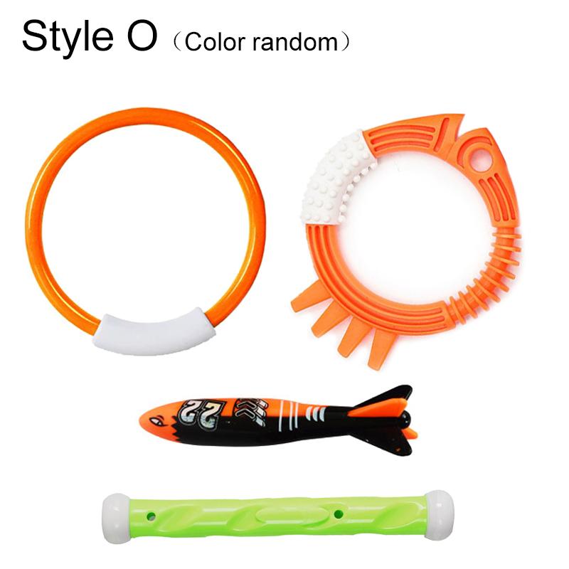 Diving Props Swim Pool Decoration Colored Plastic Summer Water Play Equipment Training Outdoor Leisure Entertainment TMZ