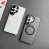 Business Translucent Magnetic for Magsafe Phone Case For Samsung Galaxy S26 S25 Ultra S24 S23 Plus Frosted Shockproof Hard Cover