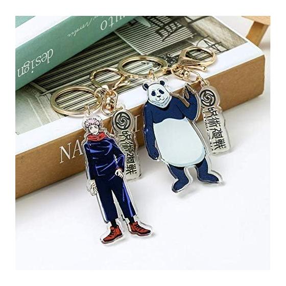 Jujutsu Kaisen Keychain Goods Kojo Yuujin Gojo Satoru Kugisaki Nobara Moe Goods Whole Body Character Style Stylish Accessories Key Chain Bag Car Key
