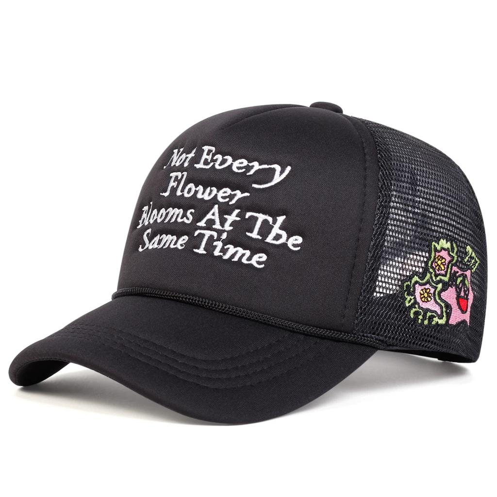 Unisex Not Every Letter Embroidery Baseball Net Caps Hip Hop Cap Spring Summer Outdoor Adjustable Casual Hats Sunscreen Hat