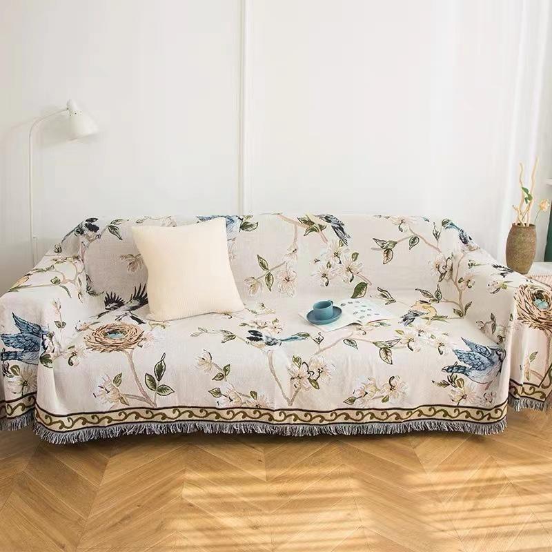 Ins Style American Single Person Sofa Blanket Combination Sofa Blanket Single Person Blanket