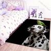 Dalmatian Parrot Pattern Carpet for Living Room Bedroom Bathroom Mat Creative Doormat Home Decor Area Rugged Luxury Gifts
