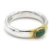 ODDCOLLET marriage bend ring (green)