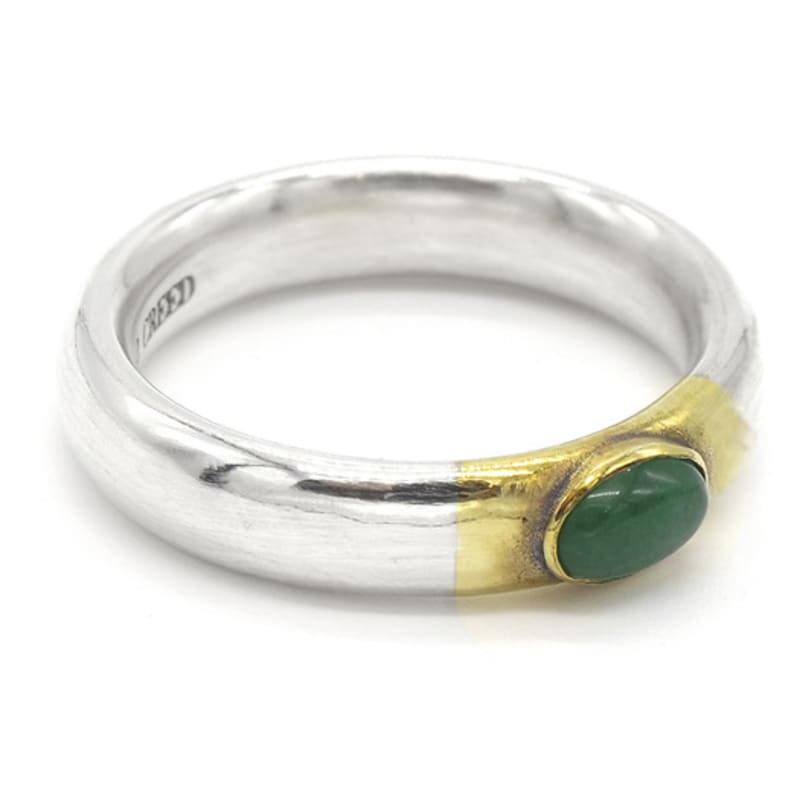 ODDCOLLET marriage bend ring (green)